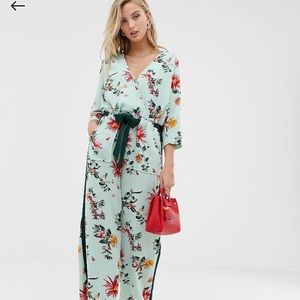Asos Vila floral jumpsuit size Medium sold out